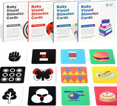 rightStart | Descubre el mundo - Tarjetas flash para bebés de alto contraste para estimulación visual